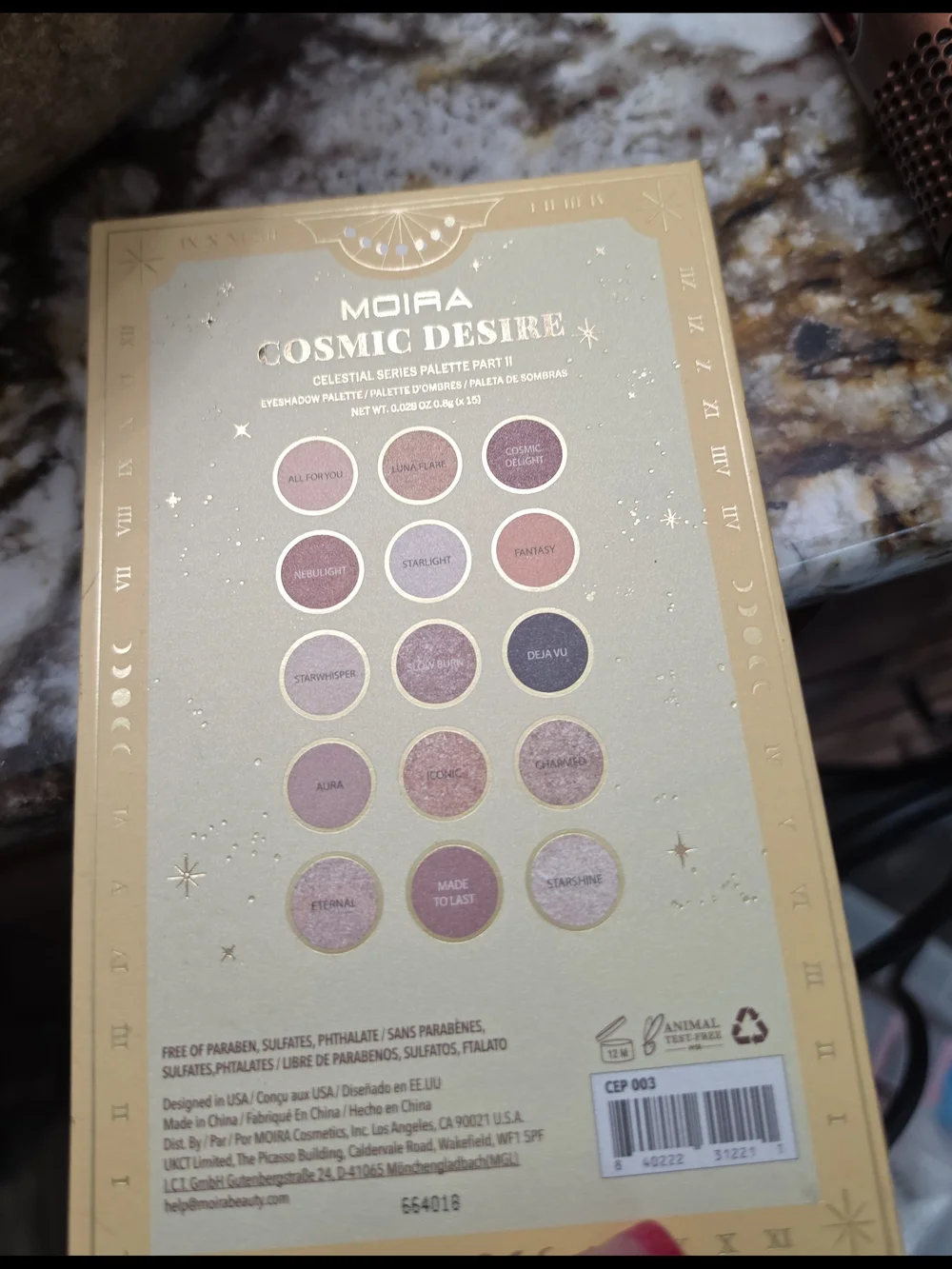 Moira Cosmic Desire Eyeshadow Palette